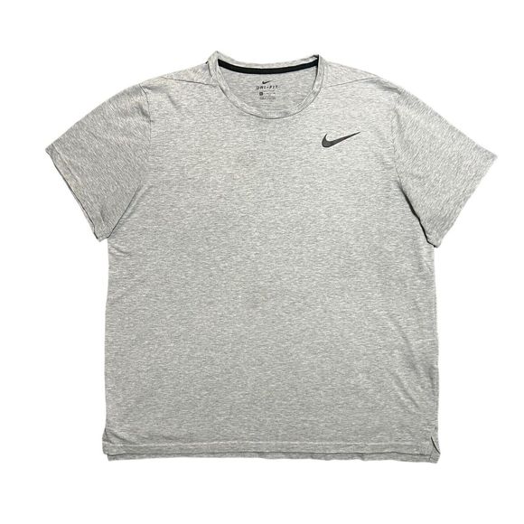 Nike Shirt Mens X-Large Gray Active Work Out Short Sleeve - Picture 1 of 8